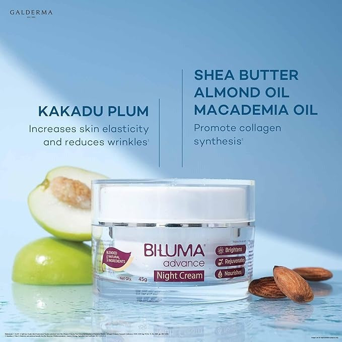 Biluma Advance Skin Brightening Night cream - 45 gms