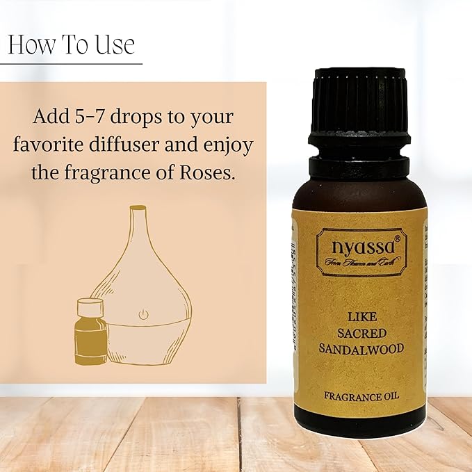 Nyassa Like Sacred Sandalwood Fragrance Oils - 20 Ml