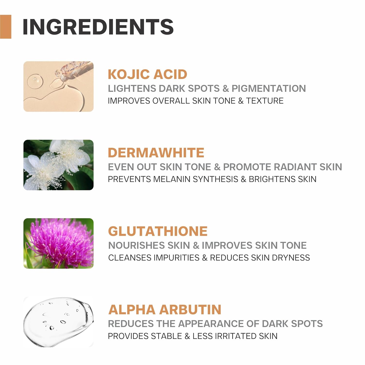 DERMATOUCH Kojic Acid 1% Soap with Glutathione | For Pigmentation & Sun damage | Soap for Men & Women | Suitable for All Skin Types | 75g