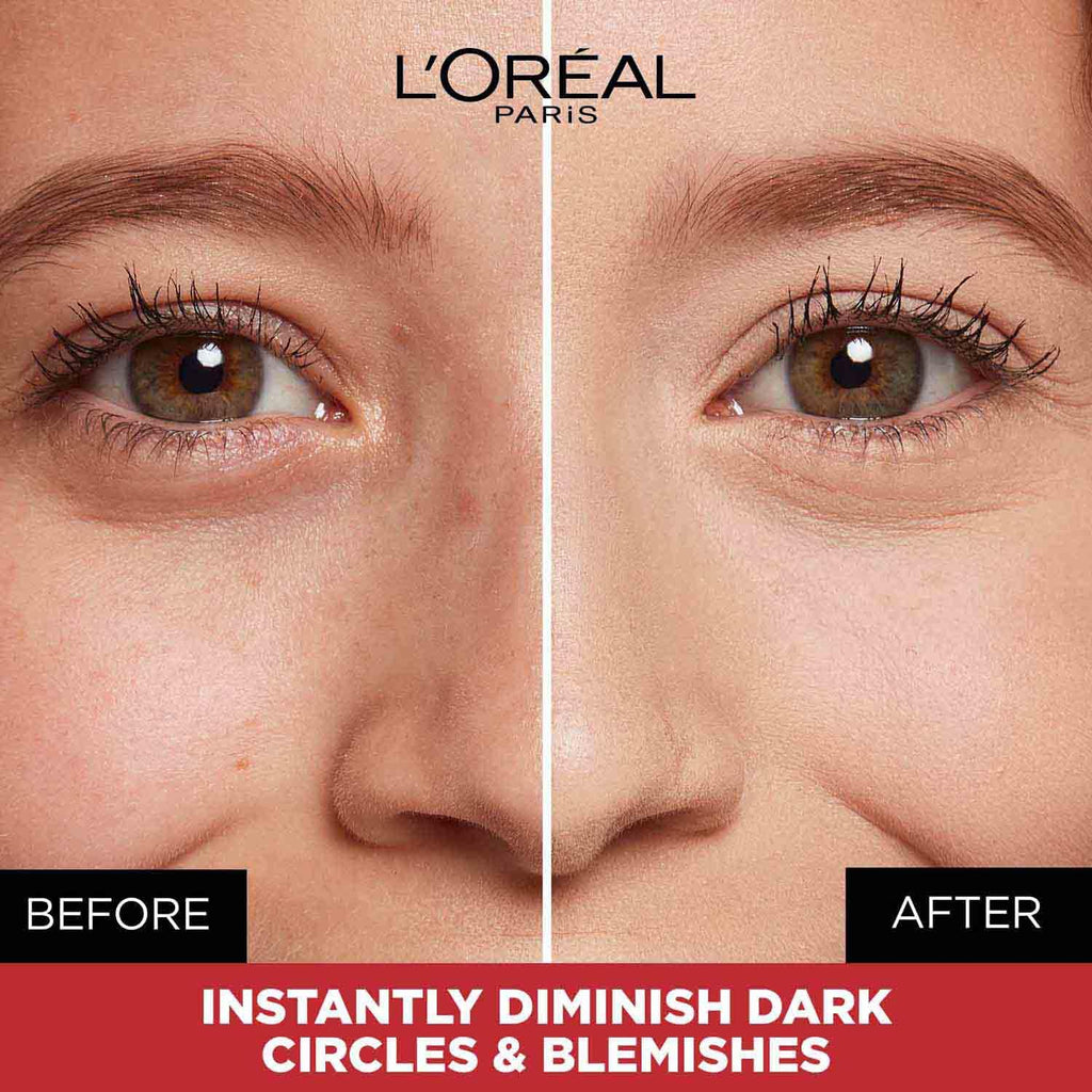 L'Oreal Paris Full Coverage Concealer, High Cover, Waterproof Formula, Long-lasting, For Undereye Circles and Blemishes, For Highlighting and Contouring, Infallible, Shade: 317, 10g