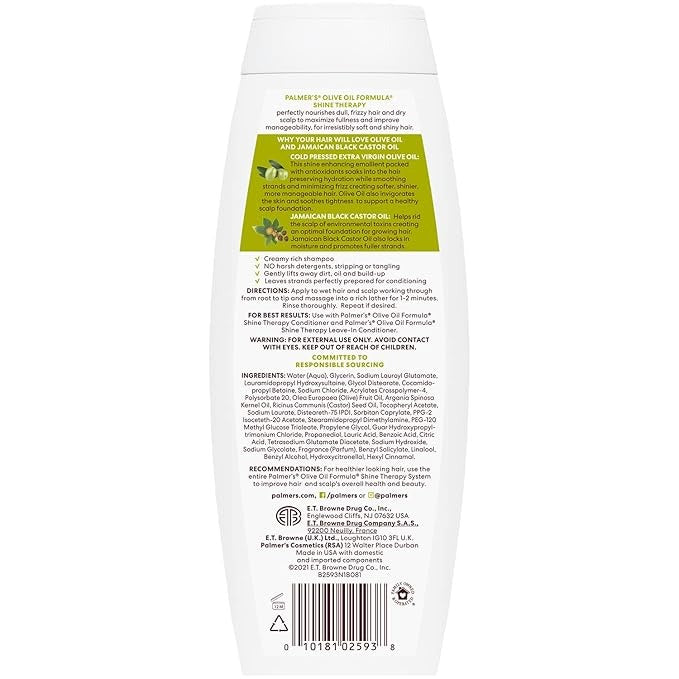 Palmer's Palmer's Olive Oil Formula Shampoo - 400 ml (Pack of 2)