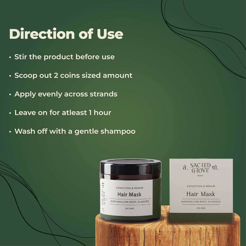 Sacred Grove Condition & Repair Pre Shampoo Hair Mask - 200 gms