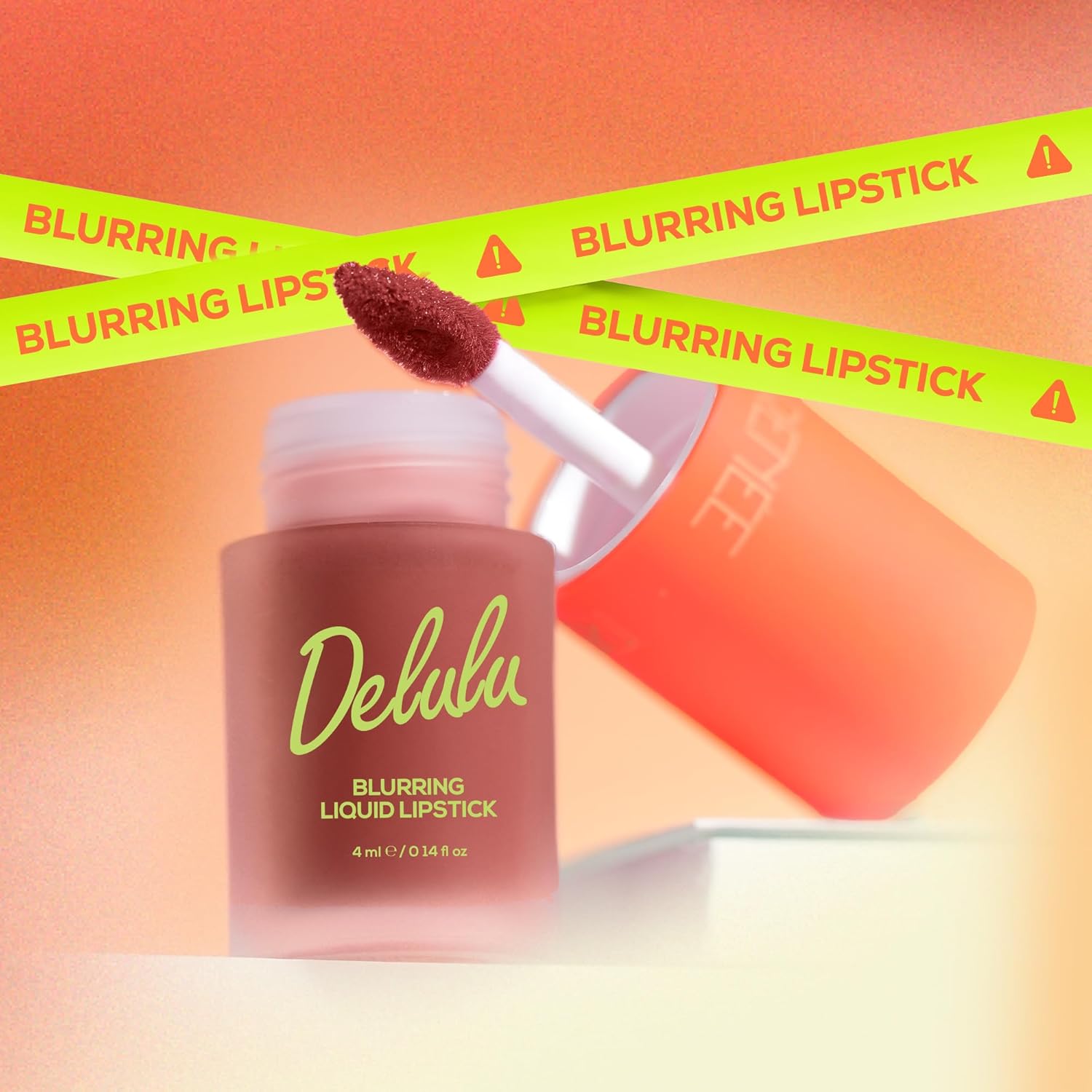 RENEE Delulu Blurring Matte Liquid Lipstick - Mauve Main Ex | Buildable Formula with Rich PayOff | Blurs Lip Lines, Glides Smoothly, Long-Lasting Up To 10 Hours | With Jojoba Oil | 4ml