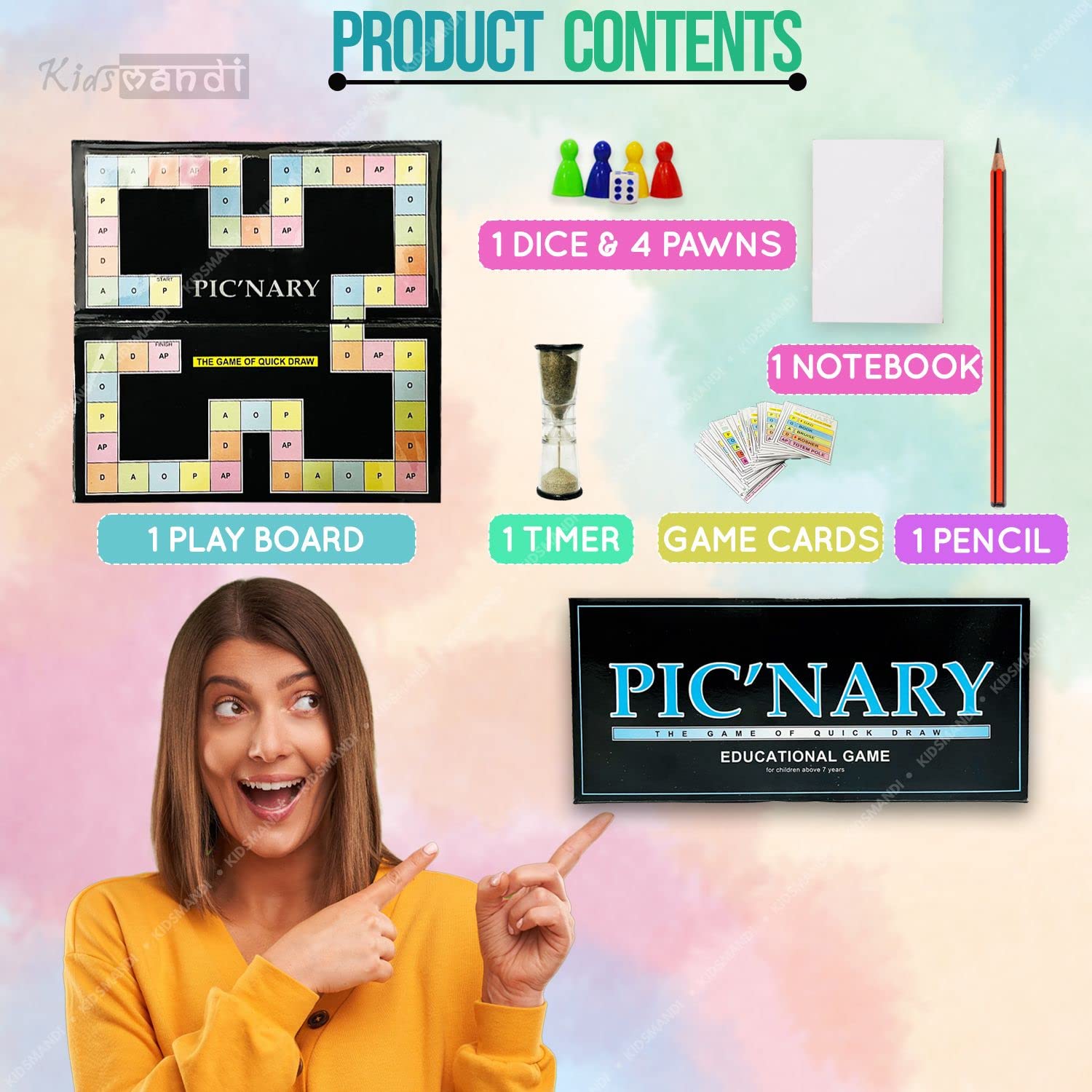 Kids Mandi Picnary Educational Board Game