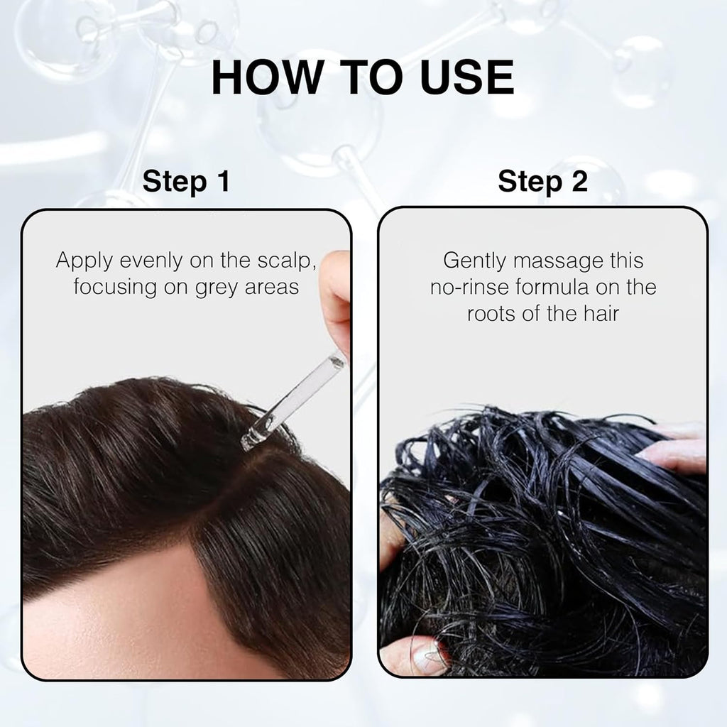 ThriveCo Anti Grey Hair Prime Serum | Naturally Reverse Greying Hair & Beard | Advanced Clinically Proven Treatment | With ArcedinÂ® + ArcolysÂ® + Biotin | Light Weight, Non-Sticky | Men & Women |30 ml