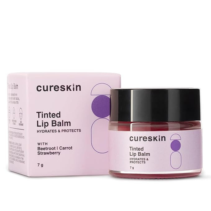 Cureskin Tinted Lip Balm for Women and Men - 7 gms