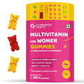 Carbamide Forte Multivitamin Gummies for Women | Multivitamin for Women' s Hair, Skin & Nails, with Biotin & Antioxidants for Immunity & Probiotics for Digestion | 23 Ingredients - 60 Veg Gummies