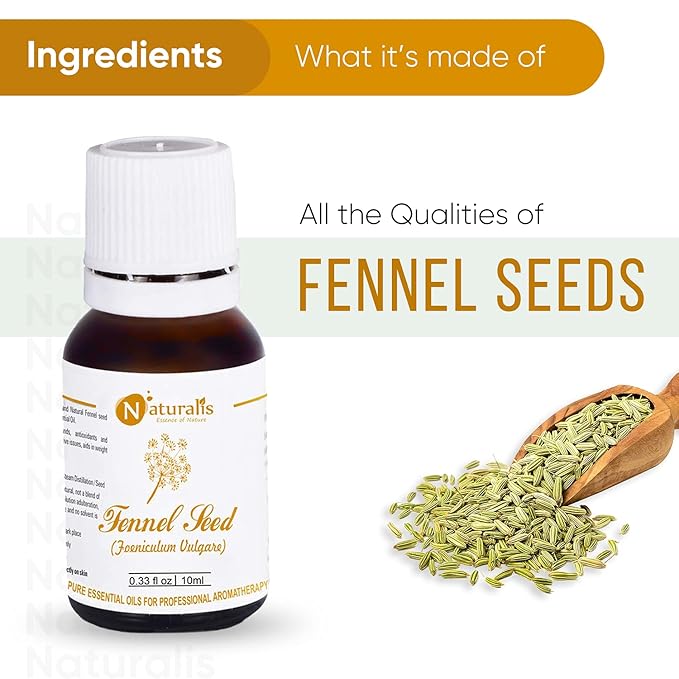 Naturalis Peppermint Essential Oil Fennel Seed - 10 ml