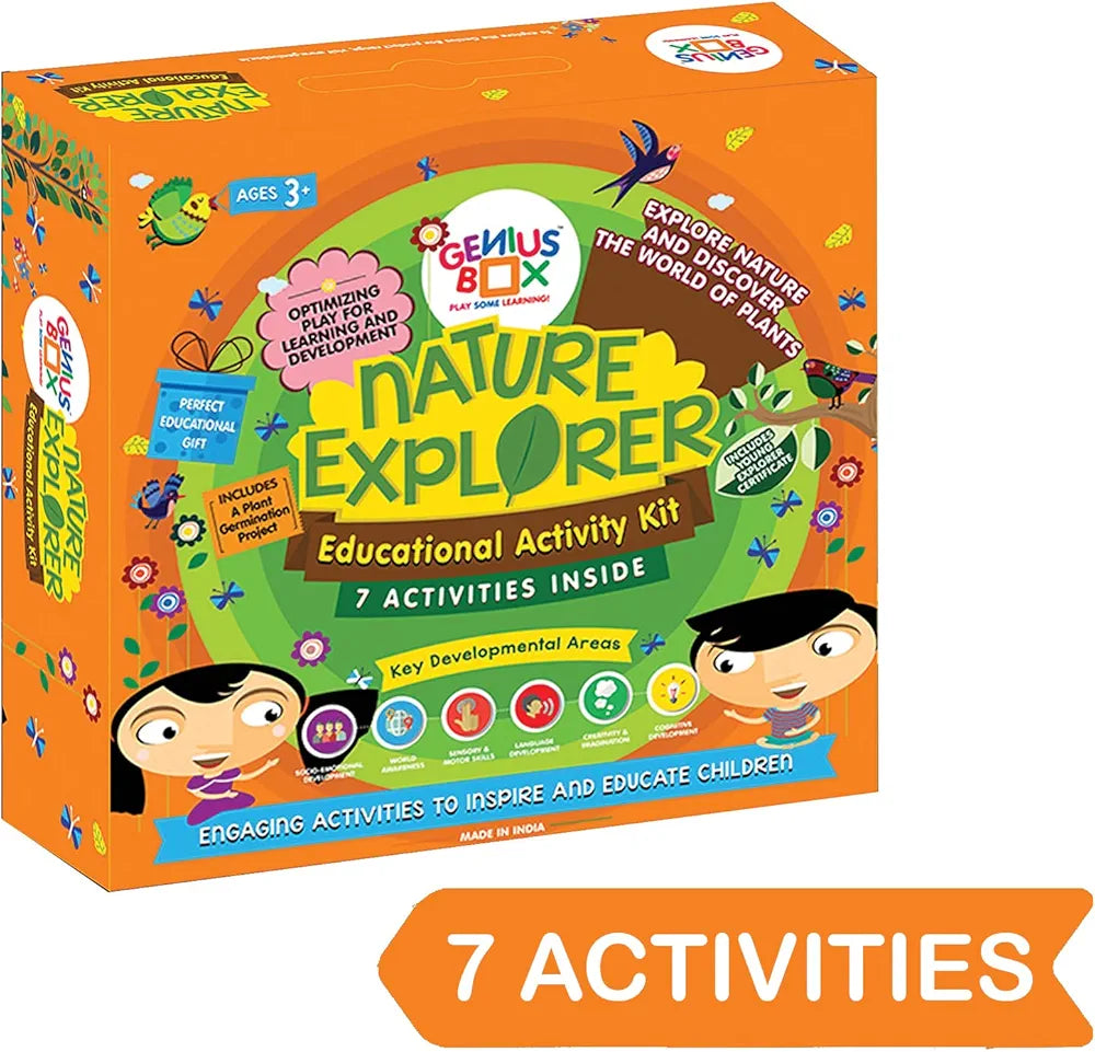 Genius Box Play Some Learning Activity Kit For 3+ Year Age: Nature Explorer Diy, Educational Toy, Learning Kit, Educational Kit, Stem Toy