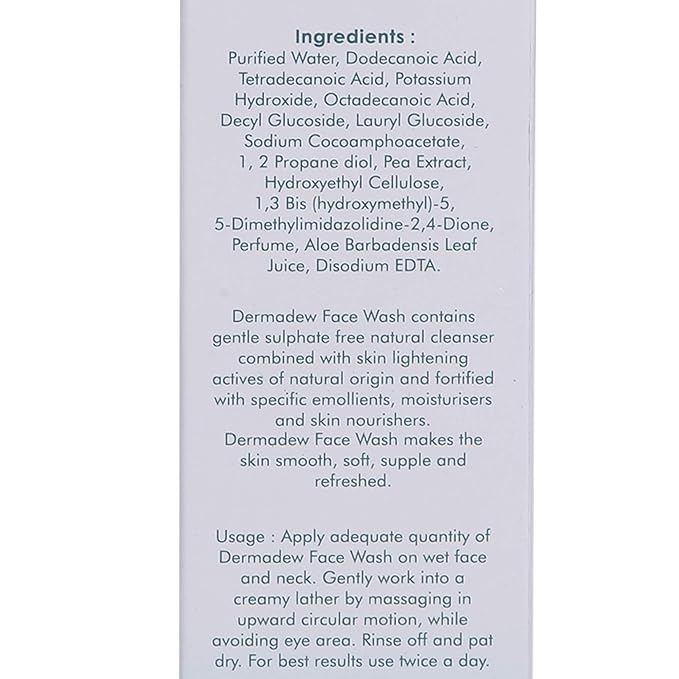 Dermadew Face Wash - 100 Ml | Pack of 2