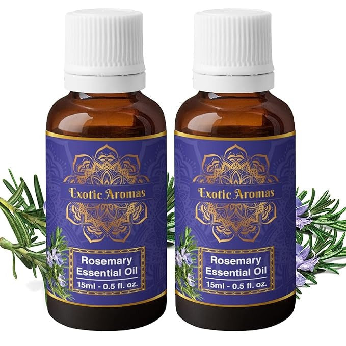 Exotic Aromas Rosemary Essential Oil for Hair Growth - 15 ml (Pack of 2)