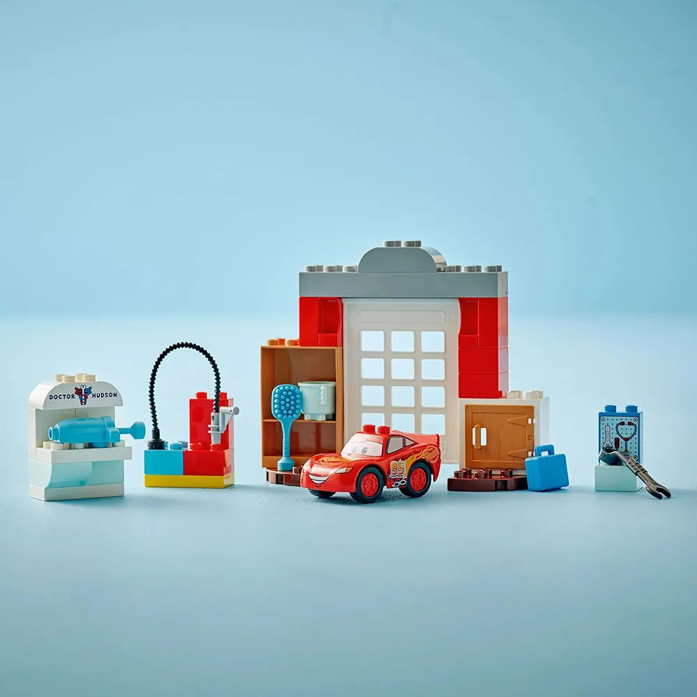 Lego Duplo Disney and Pixar Cars McQueen’s Visit to Doc’s Garage 10456 Building Blocks Toys for 2+ Gift for Boys and Girls