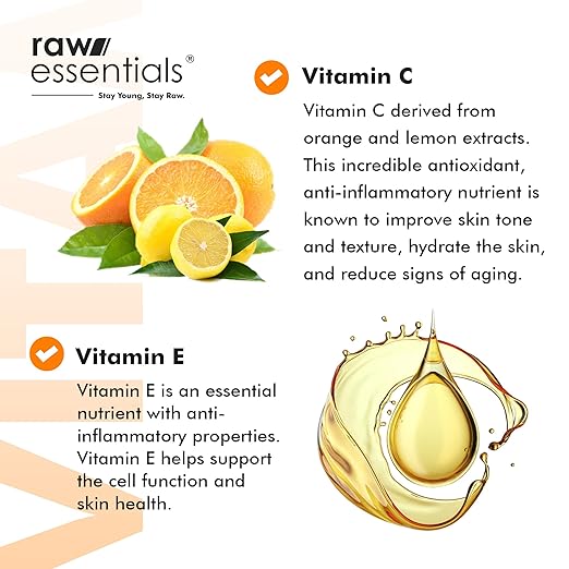 Raw Essentials Vitamin C Cleansing and Brightening Face Wash - 150 ml