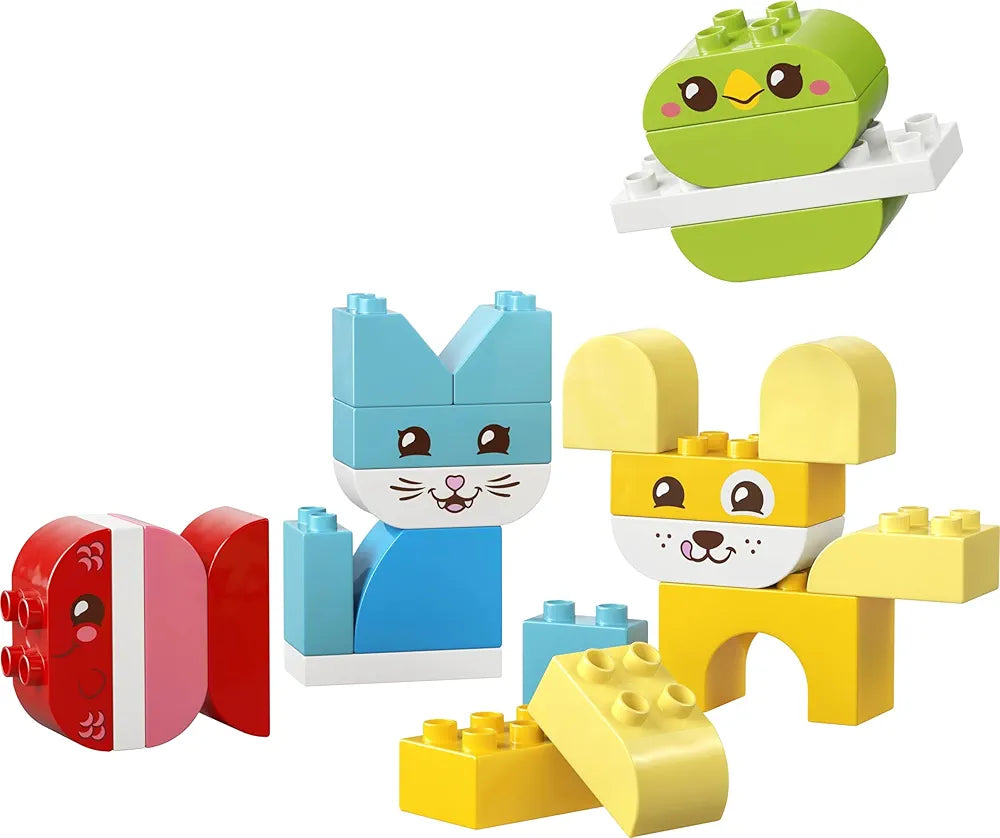 LEGO Duplo My First 3 in 1 Creative Cute Pets Animal Toy - Creative Building Toddler Toy 10477