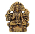 Chhariya Crafts Metal Panchmukhi Hanuman Ji Murti Bajrangbali Idol Protection From Evil Eye16 Cm