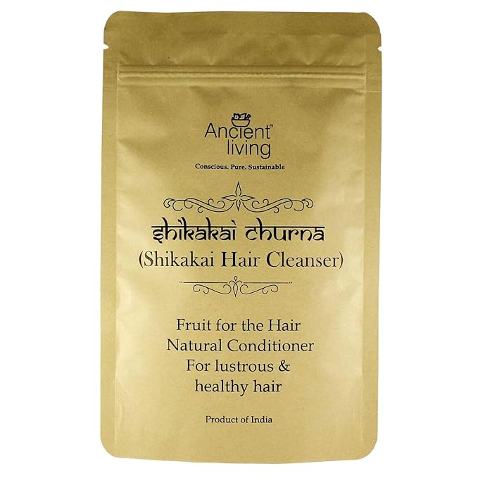 Ancient Living Organic Shikakai Hair Cleanser - 100 gms Each (Pack of 3)
