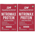 Steadfast Nutrition Nitromax Protein Chocolate - 40 gms Each (6 sachets) (Pack of 2)