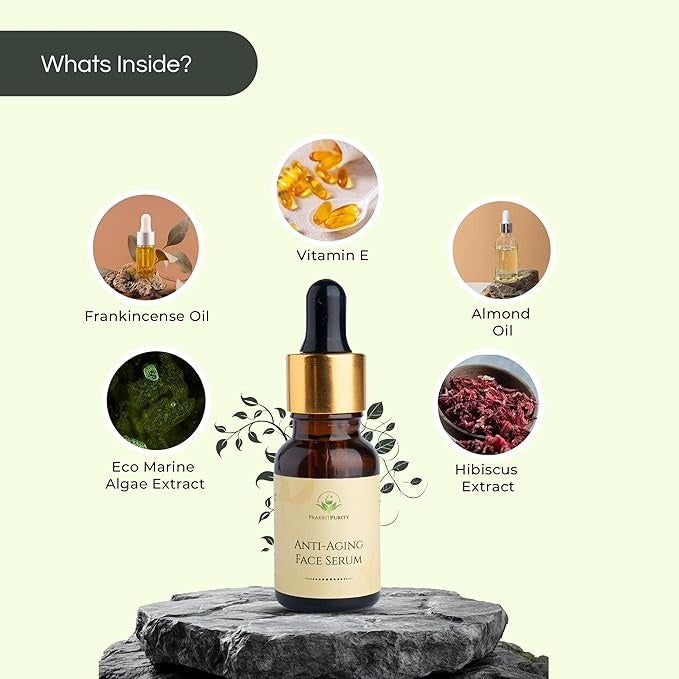 PrakritPurity Anti-Aging Face Serum - 30 ml