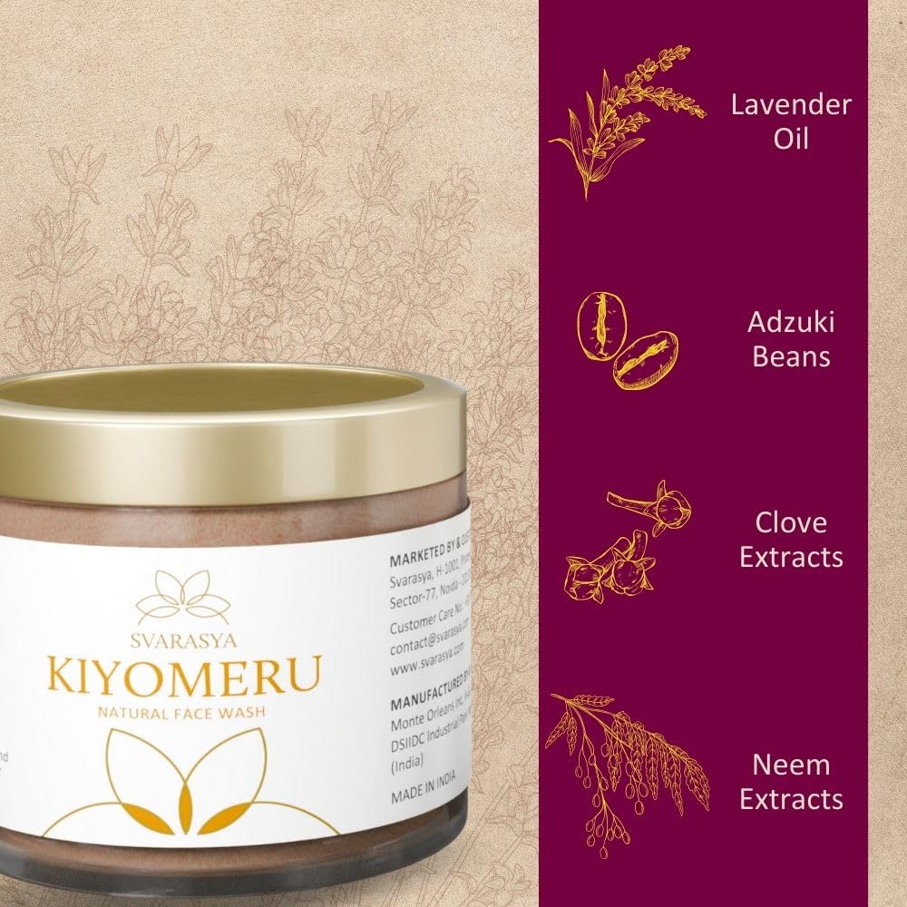 Svarasya Kiyomeru Natural Face Wash - 100 gms