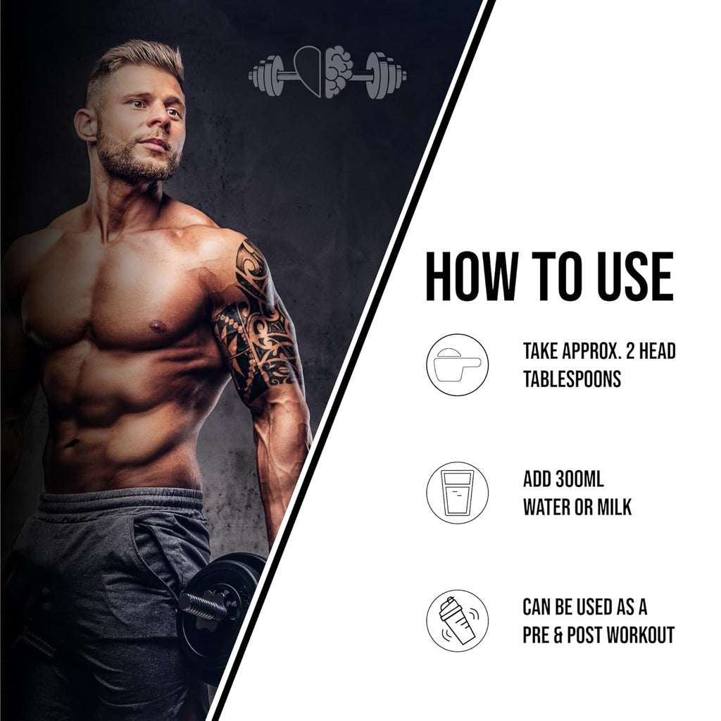 Growfitz All Natural Clean Beast Mass & Weight Gainer 500gram | 23g High Protein | Cereals Based | Support Muscle Growth | 95g Carbs & 3g Creatine | 666 Calories With Vitamins & Minerals | Chocolate Flavour