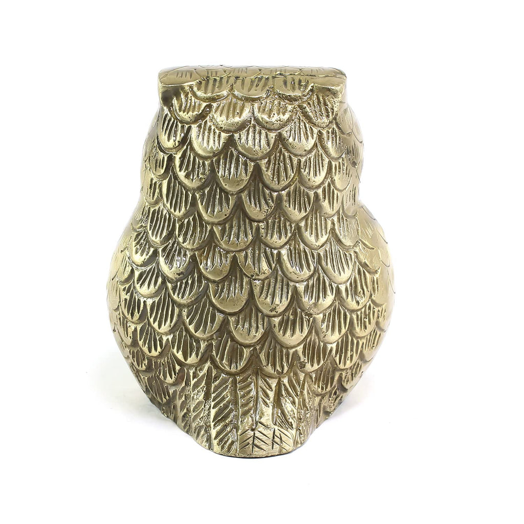 Ecraftindia Brass Decorative Owl Showpiece