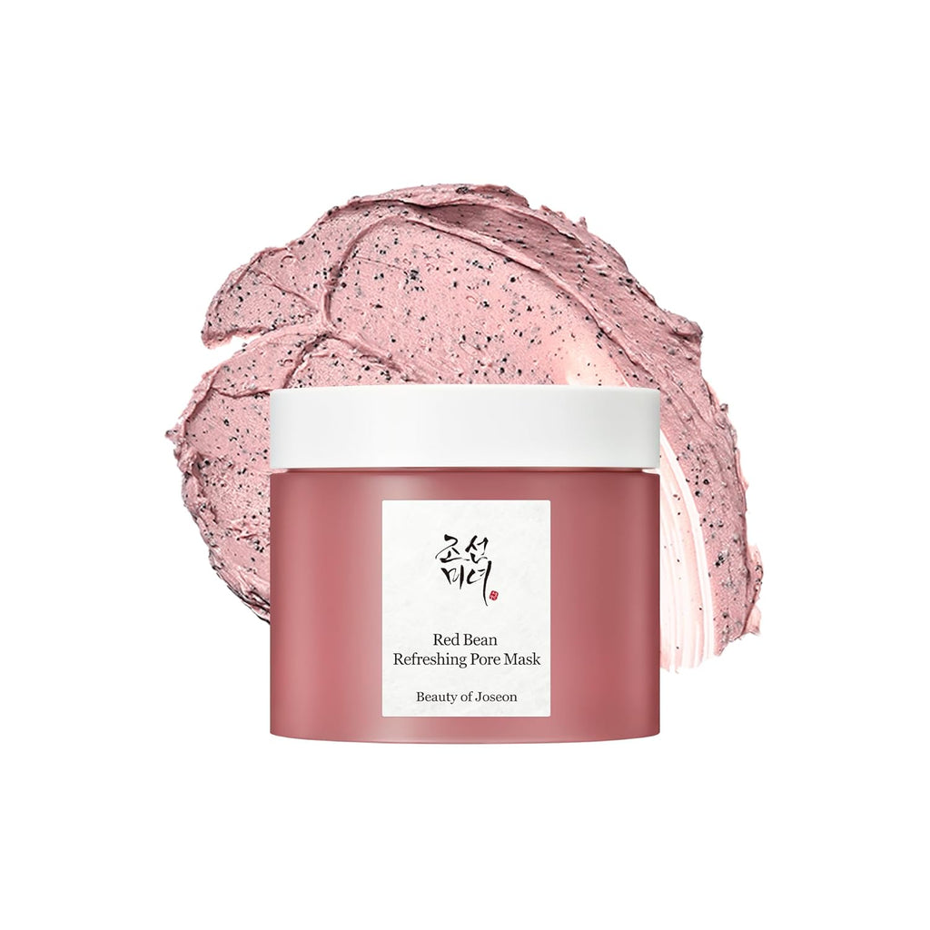 Beauty of Joseon Red Bean Pore Refreshing Mask Mud Cream Hydrating Wash Off Pack, Pore Cleansing Exfoliator, Korean Skin Care for Men and Women 140ml