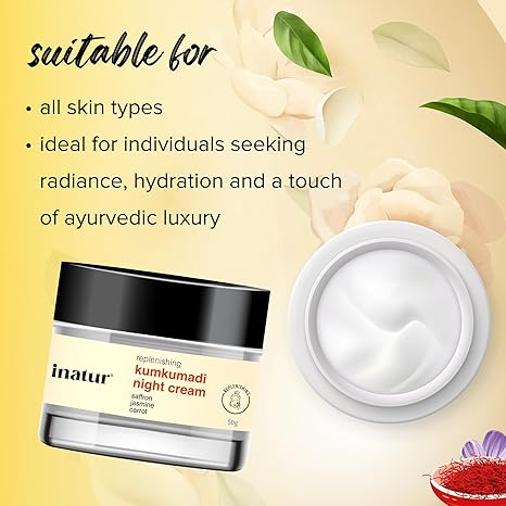 Inatur Kumkumadi Night Cream - 50 gms