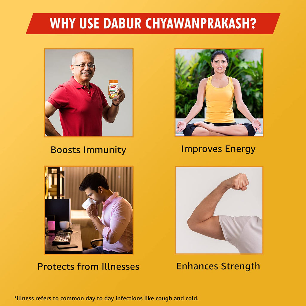 Dabur Chyawanprakash Sugarfree powder : Clincally Tested Safe for Diabetics |Boosts Immunity |helps Build Strength and Stamina - 900gm