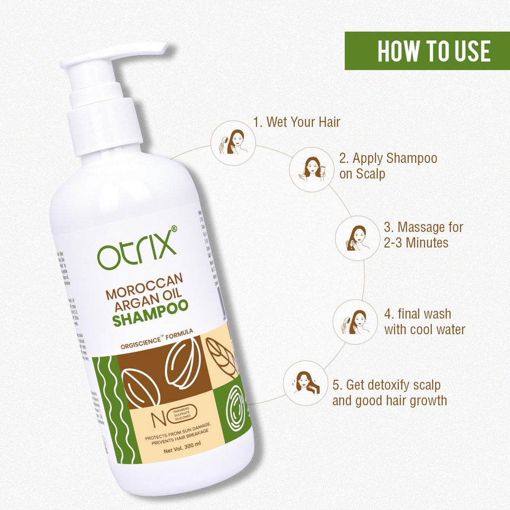 Otrix Moroccan Argan Oil Shampoo - 300 ml