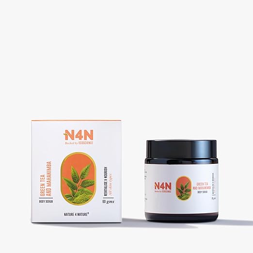 Nature4nature Hydrator Nourishing Body Scrub | Anti-ageing Solution | Reduces Skin Irritation & Excess Oil - 60 Gms