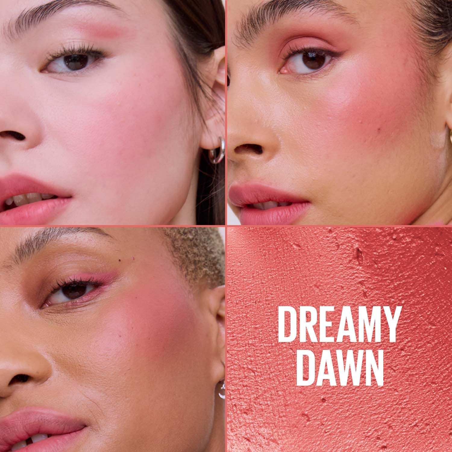 Maybelline Cloudtopia Cheek & Lip Mousse Blush | Lightweight, Pigmented Mousse in Dreamy Dawn, 5g