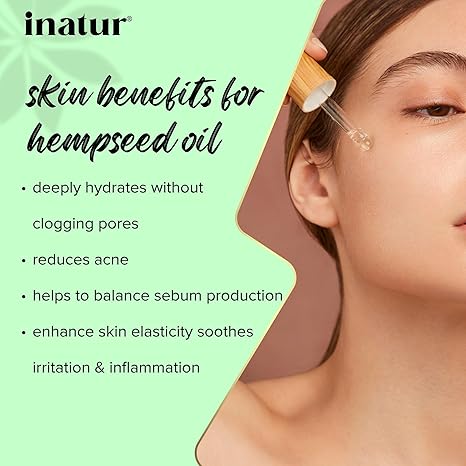 Inatur Hemp Seed Oil - 30 ml