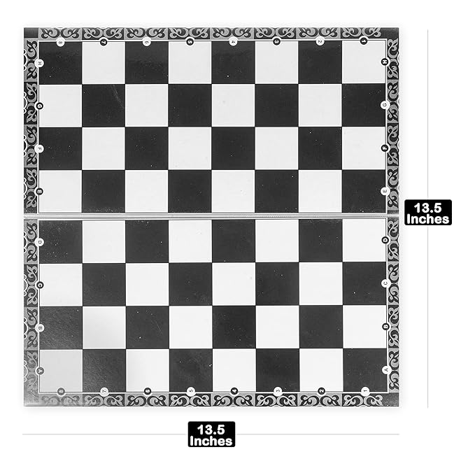 Ratna's Strategy Game Kings Premium Chess Set for Kids With Logical and Strong Mind | Big, Multicolour