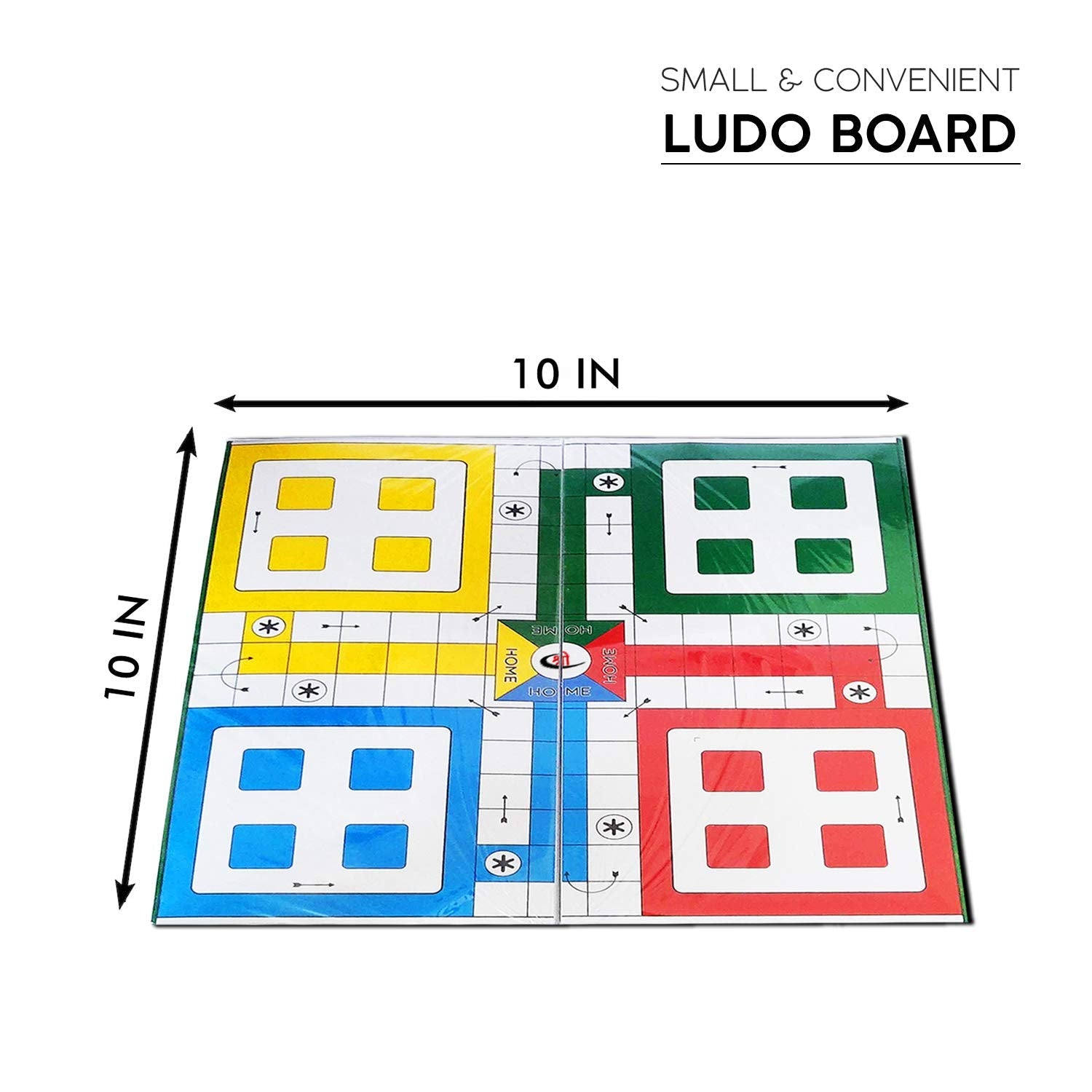 Kids Mandi Ludo and Snake and Ladder Board Game 10 Inch Play Board