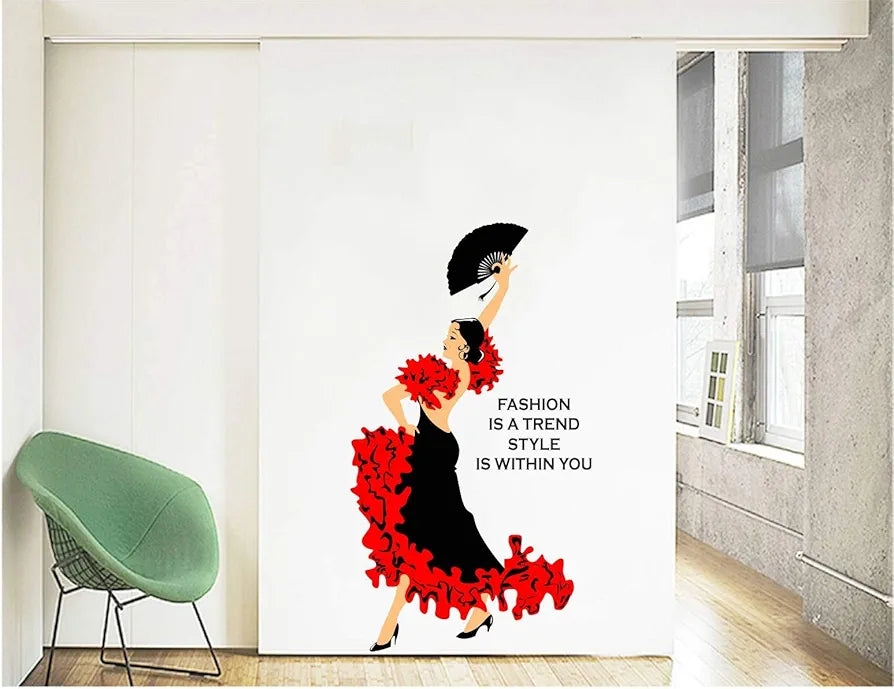 Decal O Decal Fashion Quotes Vinyl Wall Stickers Pack of 1-Self-Adhesive