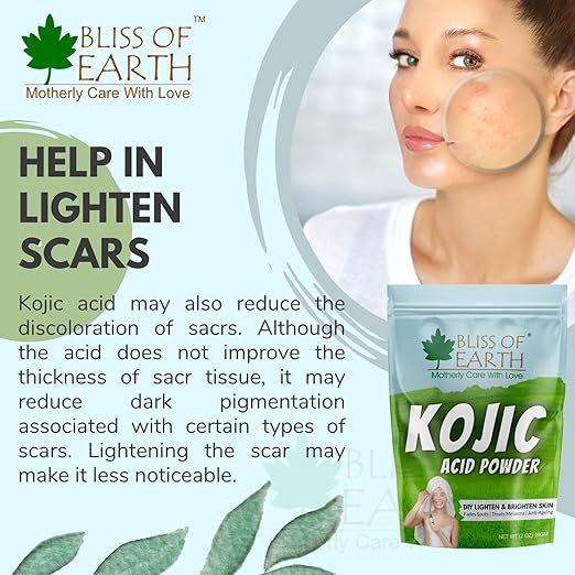 Bliss of Earth Korean Kojic Acid Dipalmitate Powder for Skin - 113 gms