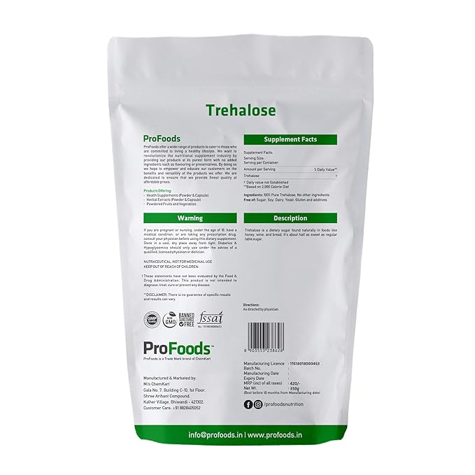 Profoods Trehalose Powde - 350 gms
