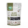 Go Vegan Premium Afghani Black Raisins Seedless | Kali Kishmish/Kismis | Dry Fruits, Healthy Snacks | Rich in Fiber, Potassium & Antioxidants | Tasty & Nutritious
