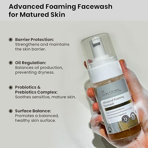 The Skin Story Advanced Foaming Face Wash for Pimple Control - 100 ml