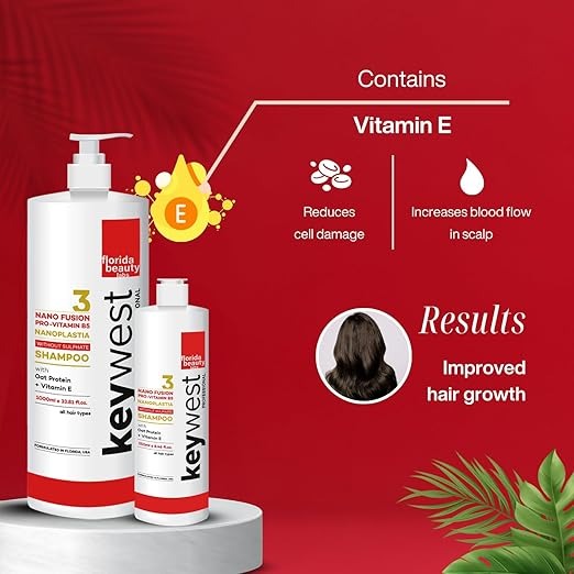 Keywest Professional Nanoplastia Sulfate Free Shampoo - 250 ml