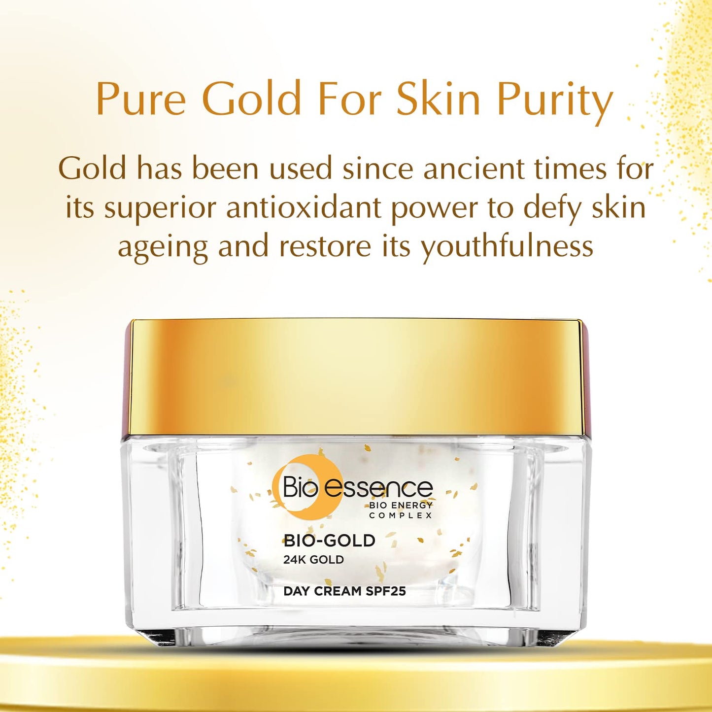 Bio-essence Bio-Gold Day Cream - 40 gms
