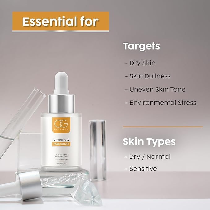 Og Beauty Science Vitamin C Serum Reduce Dark Spots - 30 ml