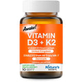 The Nature's Society Â® Vitamin D3 K2 Supplement | D3 from UK | K2 MK7 from Denmark | For Calcium Utilization, Bone Strength & Heart Health | D3 Supplement For Immunity | Vegan D3 - Lichen - 120 Veg Tablets (120 Veg Tablets (10 count))