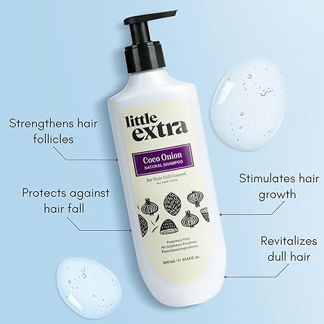 Little Extra Coco Onion Natural Shampoo - 300 ml