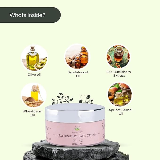 PrakritPurity Nourishing Face Cream - 50 gms