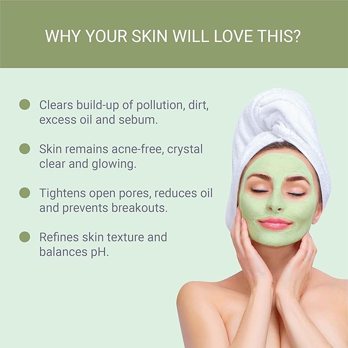 Iba Advanced Active Crystal Clear Green Tea Mask - 100 Gms