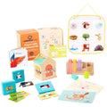 Curious Cub Montessori Learning Wooden Toys | Box 10 Brain Development Problem/puzzle Solving | Hand-eye Coordination