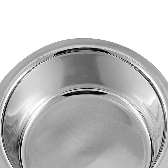 Vinod 5 Piece Stainless Steel Tope Set Without Lid - 0.8 Litre | 1 Litres | 1.4 Litres | 1.8 Litres | 2.2 Litres | Induction and Gas Stove Friendly