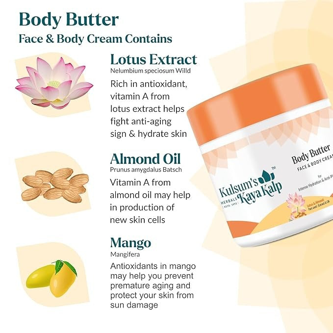 Kulsum's Kaya Kalp Herbals Body Butter - 40 gms