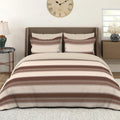 Layers Duracount Bedsheet Set for All Seasons Lightweight 225 CVC King Size Brown1